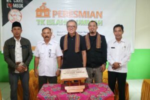 Peresmian Sekolah LPS di Lombok Utara