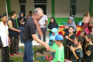 Peresmian Sekolah LPS di Lombok Utara