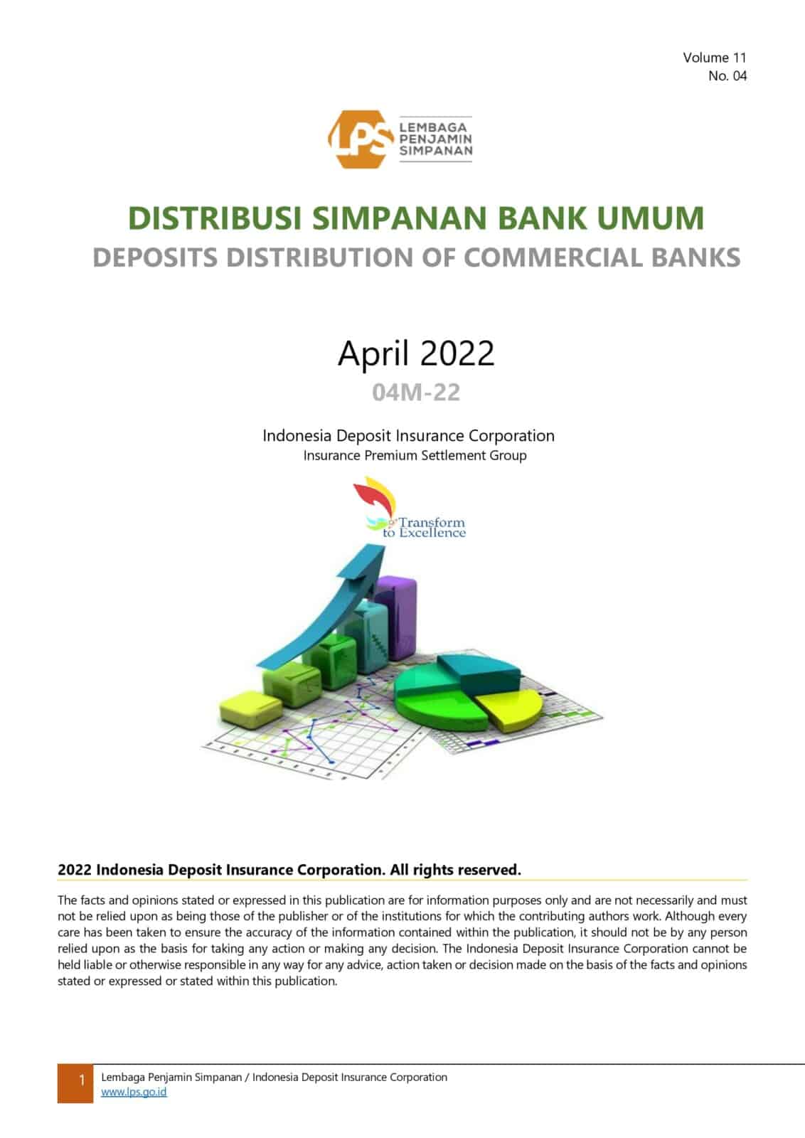 Data Distribusi Simpanan Periode April 2022